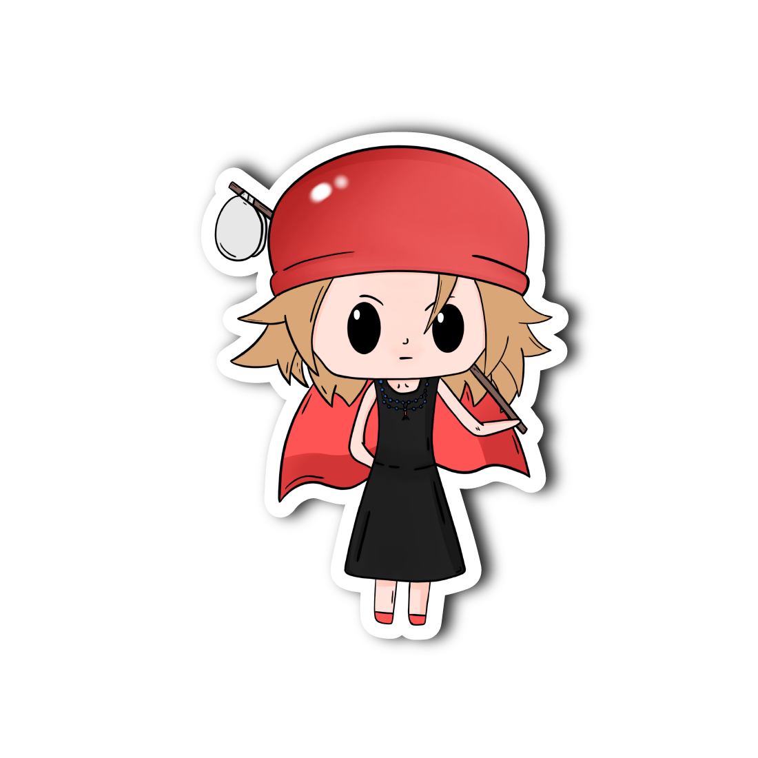 Sticker Anime cu Anna Chibi din Shaman King.