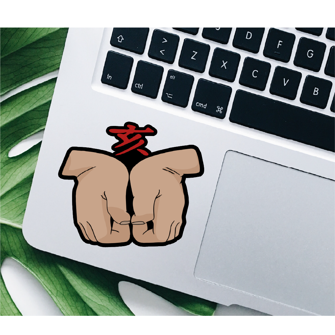 Stickere Naruto Laptop cu semnul porcului.