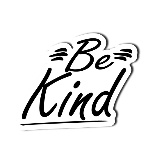 Sticker Decorativ Be Kind | Sticker Printat | Sticker Colorat | Sticker Text