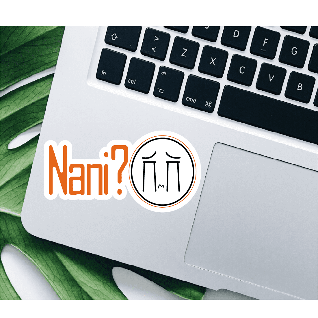 Sticker Decorativ Nani? | Sticker Printat | Sticker Colorat | Sticker Text