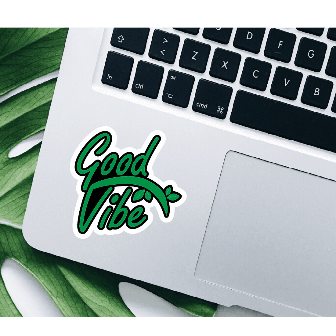 Sticker Decorativ Good Vibe | Sticker Printat | Sticker Colorat | Sticker Text | Sticker Natură