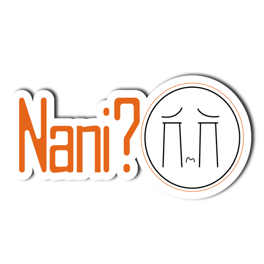 Sticker Decorativ Nani? | Sticker Printat | Sticker Colorat | Sticker Text