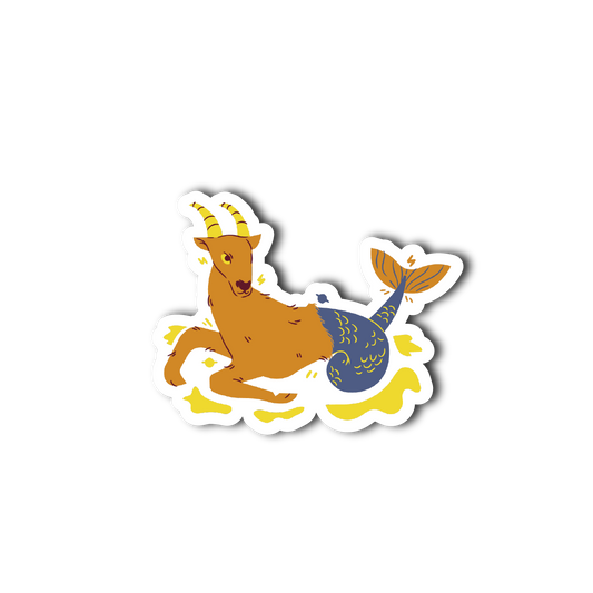 Sticker Decorativ Zodiac | Sticker Capricorn | Sticker Printat | Sticker Colorat | Sticker Laptop