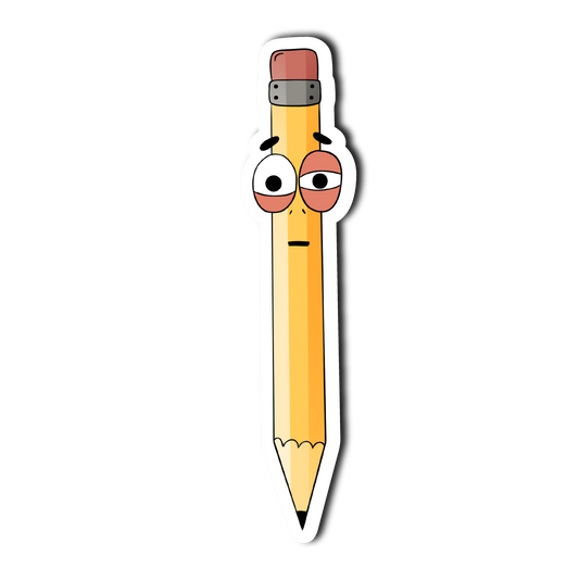 Sticker Decorativ Creion | Sticker Funny | Sticker Printat | Sticker Pencil