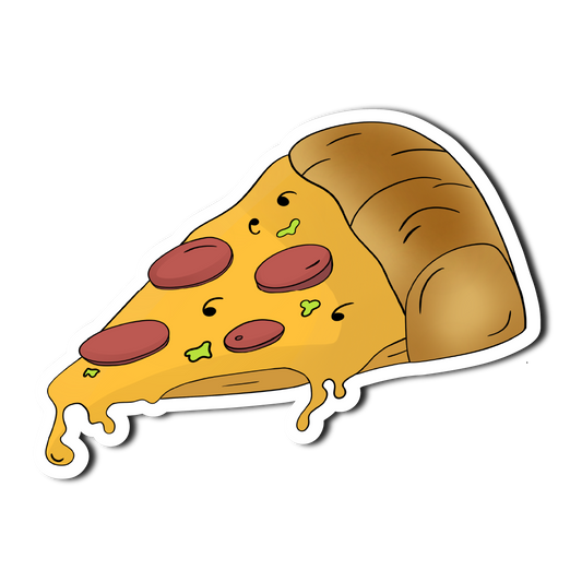 Sticker Decorativ Pizza | Sticker Printat | Sticker Colorat | Sticker Fast-Food