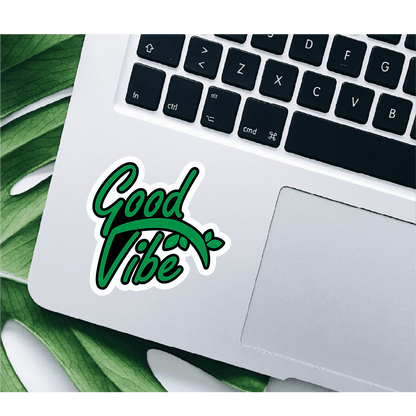 Sticker Decorativ Good Vibe | Sticker Printat | Sticker Colorat | Sticker Text | Sticker Natură