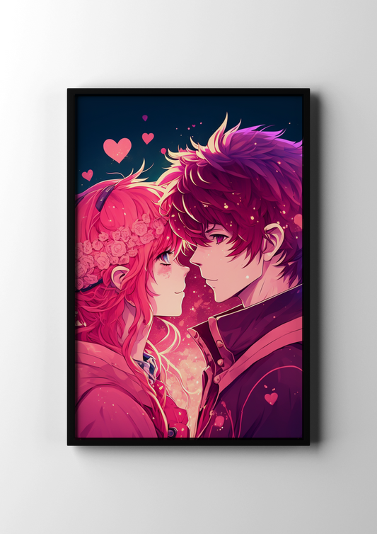 Poster Perete | Poster Anime Valentine's Day | Poster A3 - (3-5)% FARA MARGINI ALBE