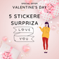 Setul Valentine's Day | Set cu peste 100 Stickere Valentine's Day