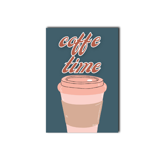 Sticker Decorativ Vintage | Sticker Coffe Time | Sticker Printat | Sticker Colorat | Sticker Clasic