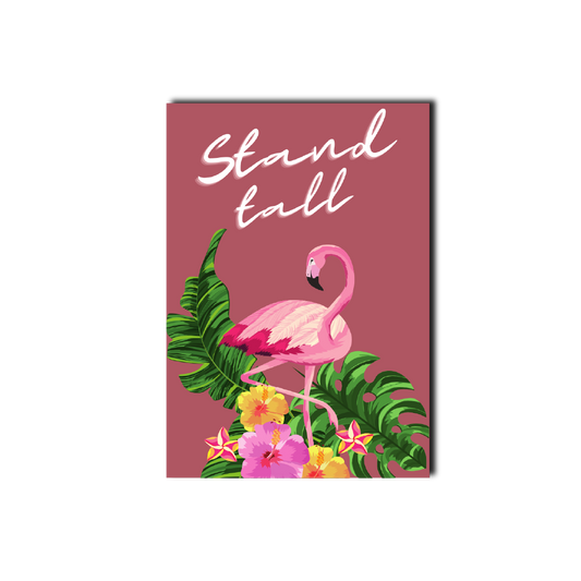 Sticker Decorativ Vintage | Sticker Flamingo | Sticker Printat | Sticker Colorat | Sticker Clasic